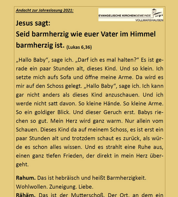 Kalenderwoche 01/2021