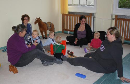 Der Spielkreis am Dienstag.